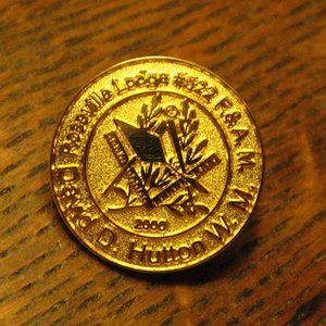 Roseville Michigan Masonic Lodge #522 Lapel Pin